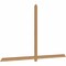 Ekena Millwork Eugene Smooth Timber Gable Bracket, Western Red Cedar, 108"W x 63"H x 1 1/2"D x 3 1/2"F, 14/12 Pitch GBW108X63X0204EUG00SWR - alternate 4
